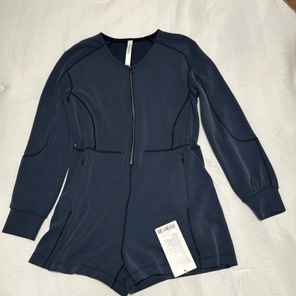 lululemon athletica Pants - Lululemon Ribbed Softstreme Long Sleeve Romper